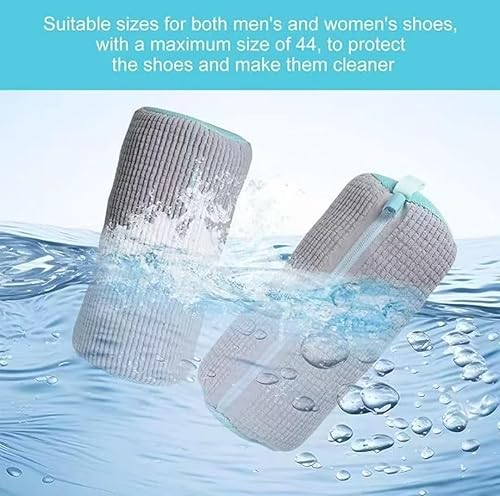 Miniatura 5 de Bolsas de lavandería para lavadora, 2 bolsas de lavado de zapatos, bolsa de lavandería para lavadora y secadora, bolsas reutilizables para lavado de