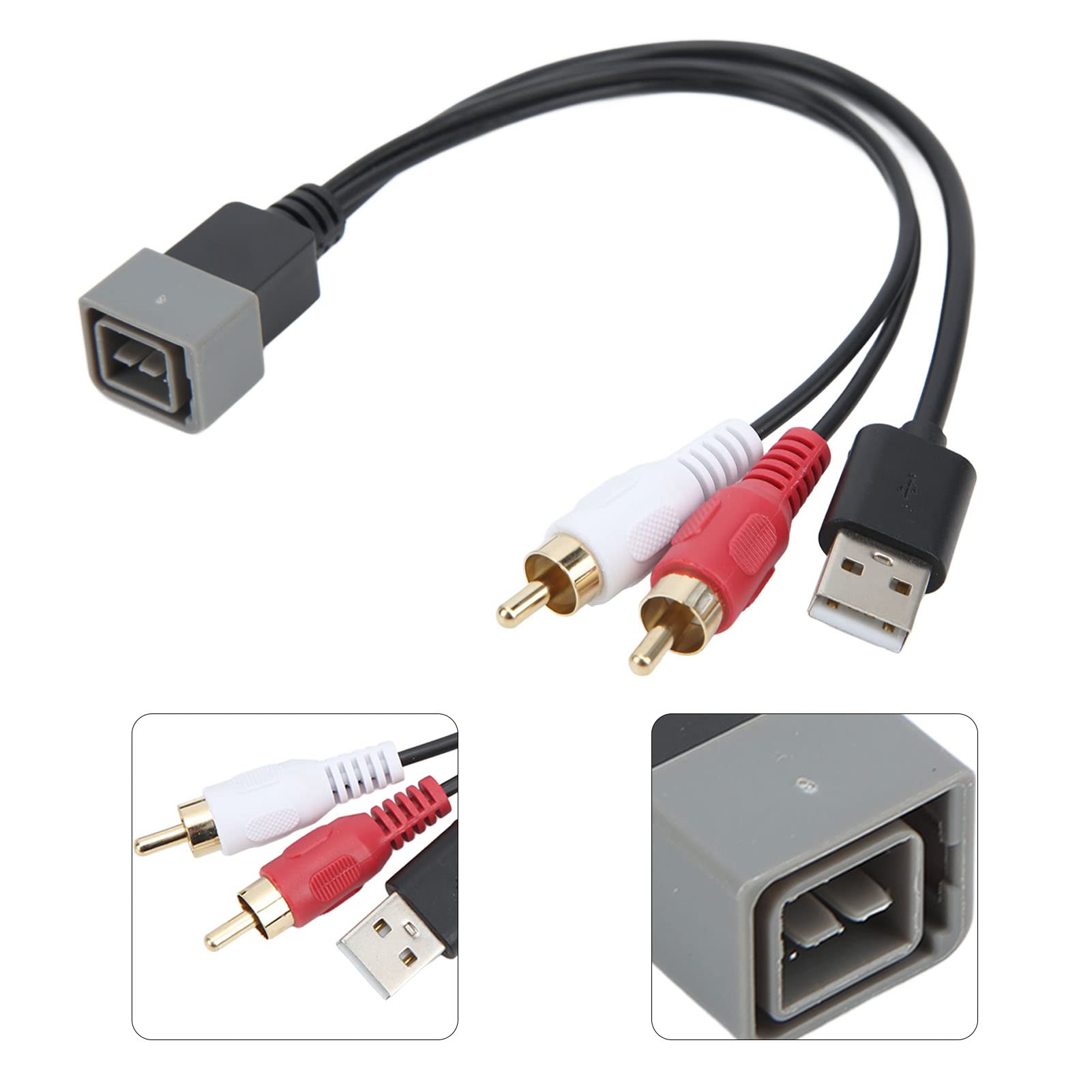 Kabel Podtrzymujący Port USB Samochodowy Kabel Podtrzymujący Port USB Wymiana Adaptera Wejścia USB dla Cube Juke Versa