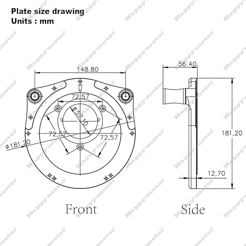 Miniatura 6 de Happy-Motor Kits de filtro de aire negro Drift para Harley 2008-2016 Flhr Road King Flhx Street Glide 2016-2017 Fls Softail Slim