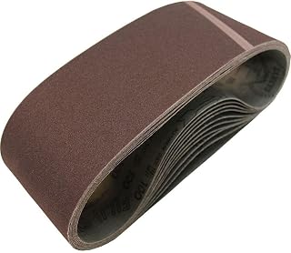 Makita 742322-9 4-Inch x 24-Inch Abrasive Sanding Belt, 80 Grit (10/Pk)