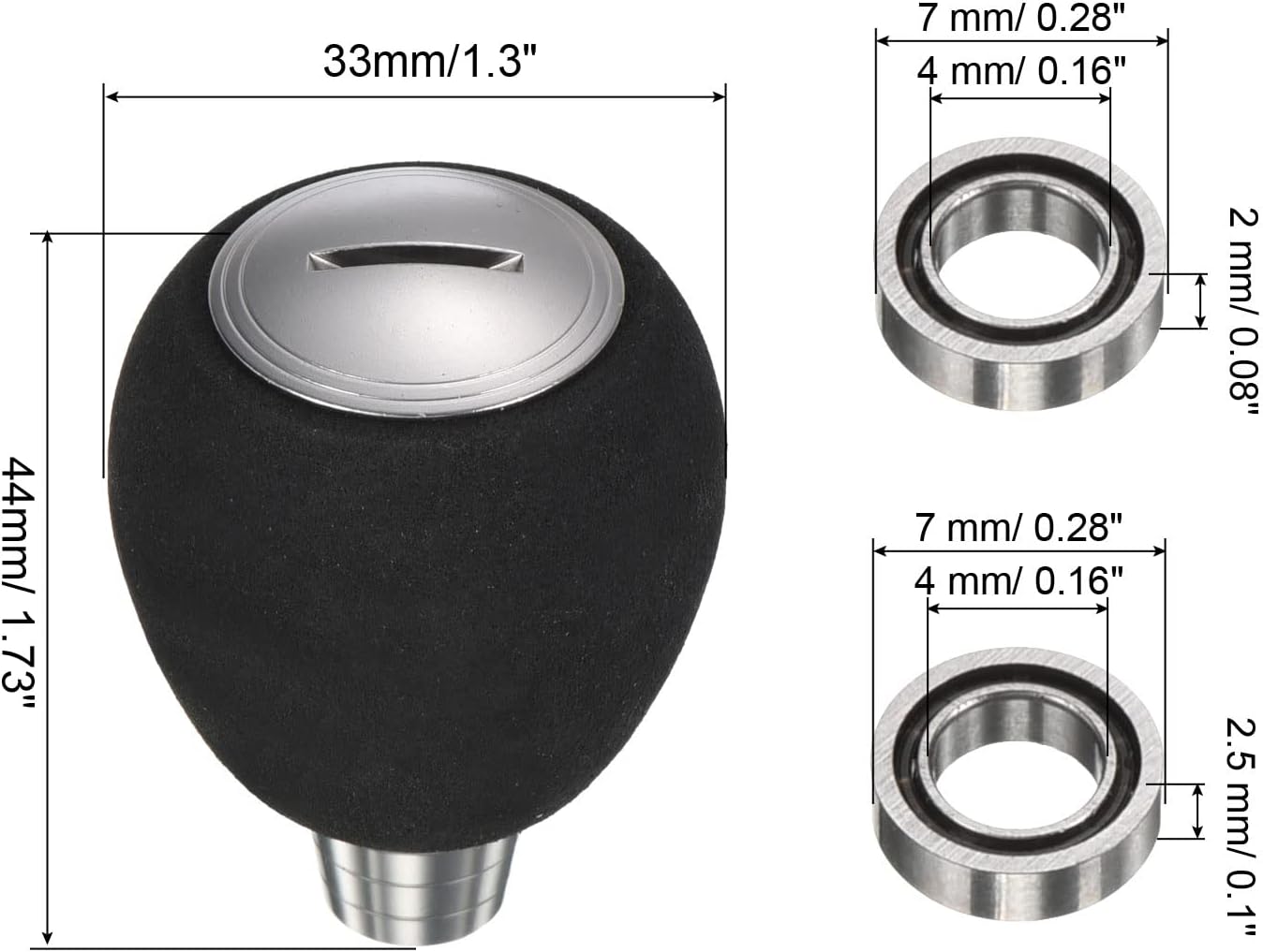 PATIKIL Fishing Reel Handle Knob, Lightweight EVA Fishing Reel Power Knob Handle Grip for Fishing Reel Replacement Parts