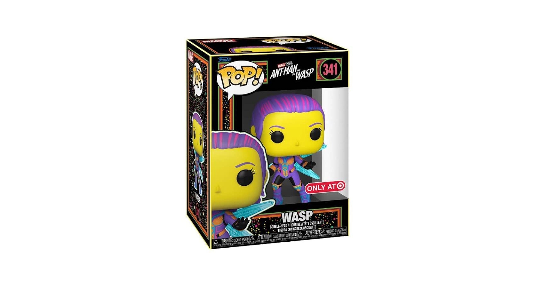 Amazon.com: Funko Pop! Marvel Black Light Vinyl Figure