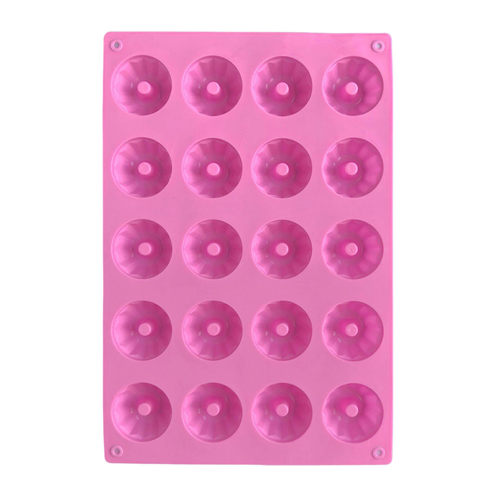MALSSE Miniature Cake Baking 20 Cavity Miniature Cake Silicone Dessert Molds for Creative Baking Silicone