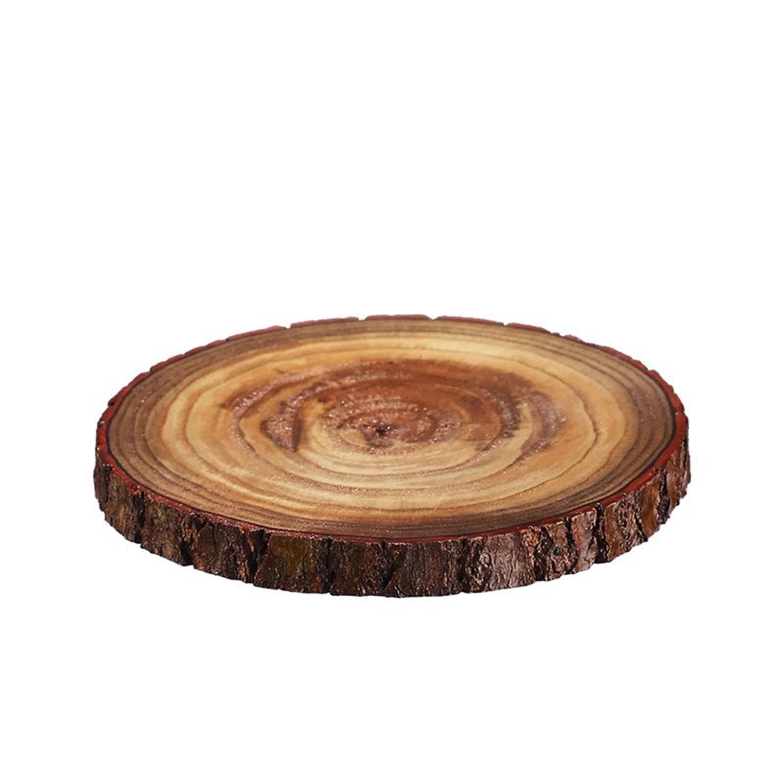 Lot de 6 Dessous de Plat Rustiques en Bois Massif, Style Ferme.