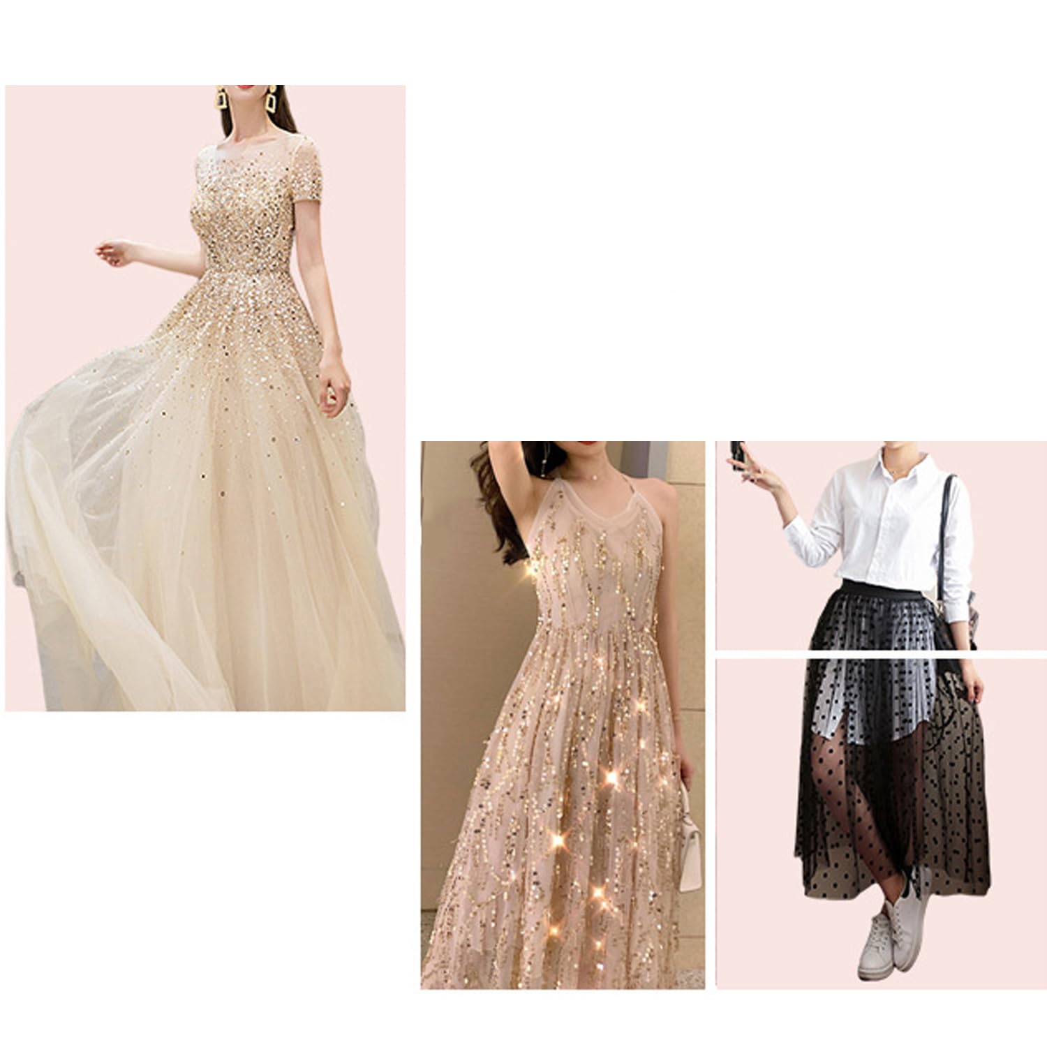 10 Yards Tüll Meterware 160cm Breite Weich Tüllstoff Stoffe zum Nähen Dekostoff Einfarbig Netzstoff Nähstoff für Kleid Hochzeitskleid Hochzeitsbogen Querbehang Gardine(Blau)