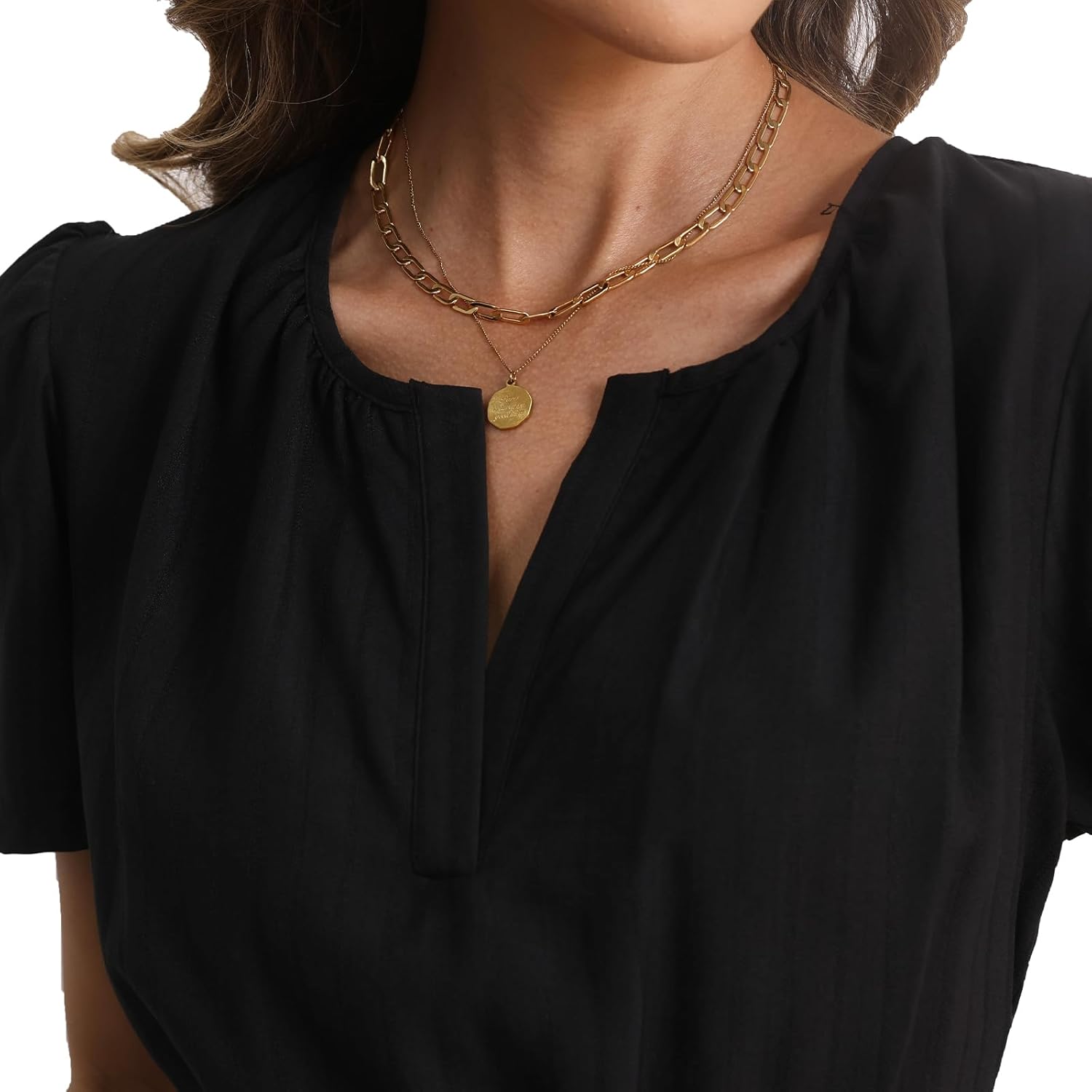 Rainday Womens Casual Maxi Dresses Fashion Holiday Short Sleeved Elastic Waist Beach Boho Dress with Pockets - Image 5