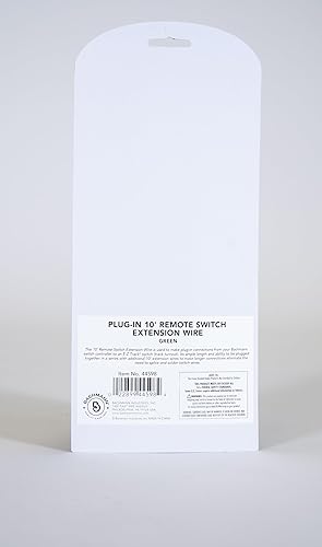 Miniatura 5 de Bachmann Trenes ALAMBRE DE EXTENSIÓN DEL INTERRUPTOR REMOTO DE 10' - VERDE (1tarjeta)