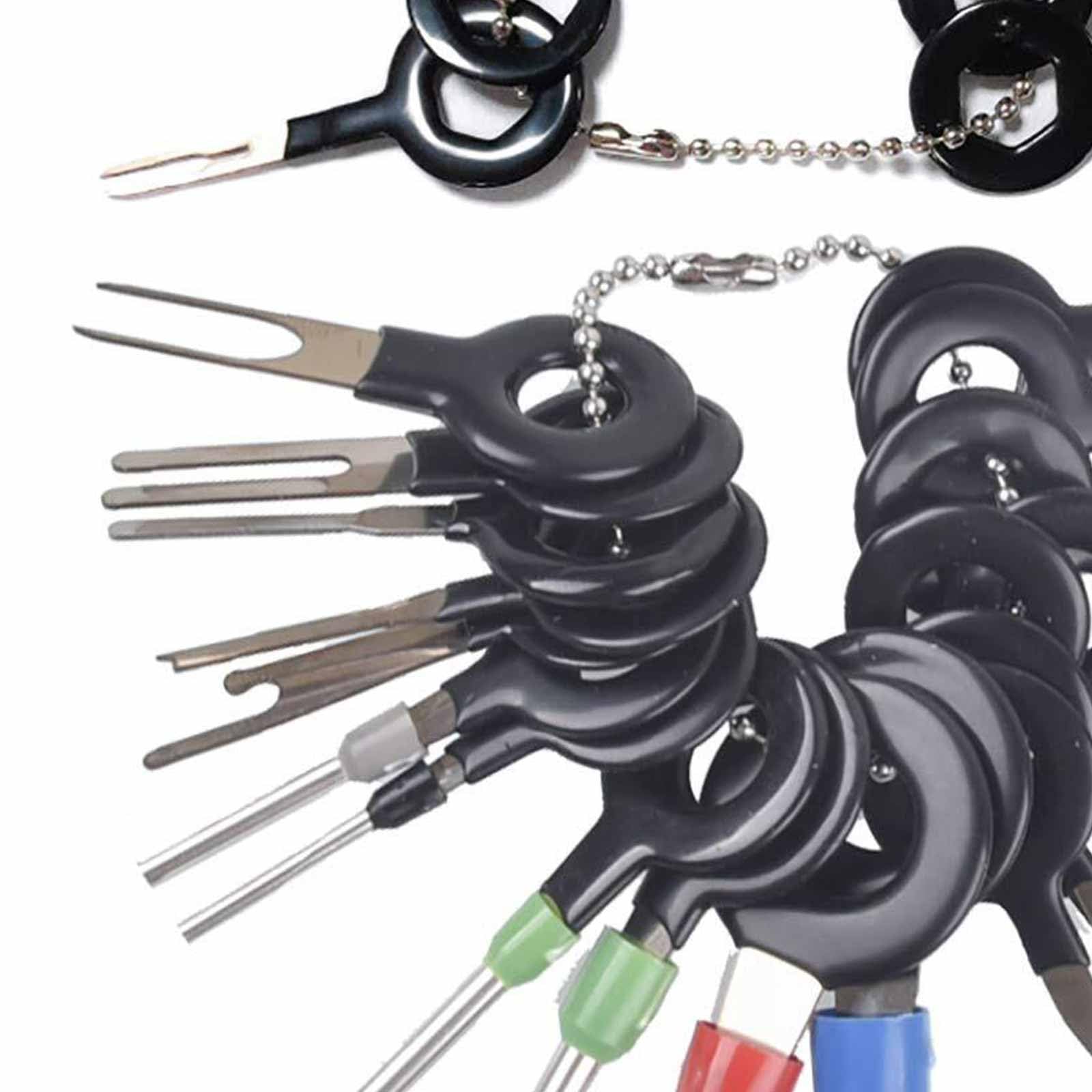 26Pcs Car Terminals Removal Tools,Auto Wire Connector Terminal Pin Extractors Puller Wiring Crimp Connector Repair Remover Key Tools Set - Image 2