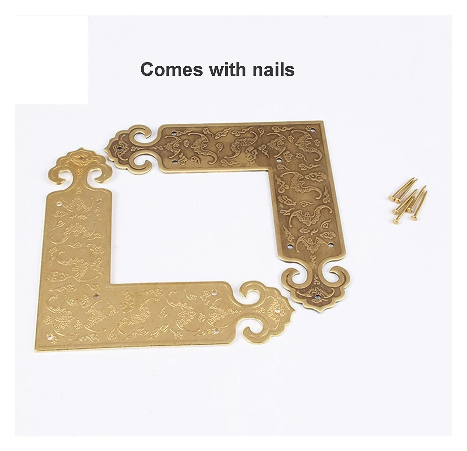 Lote 4 Protectores Esquina Decorativos, para Metal(Bronze)