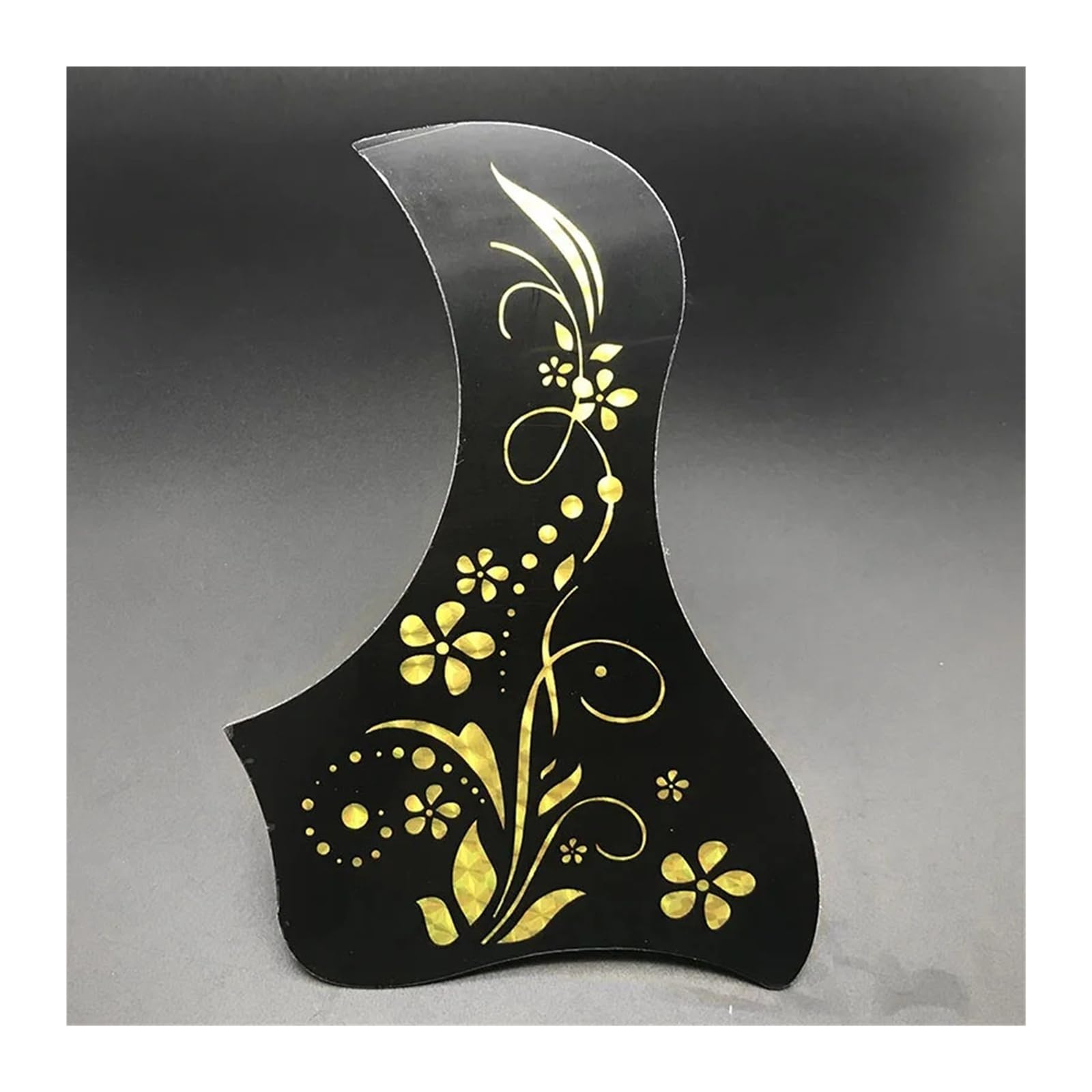 100 pièces guitare acoustique Pickguard auto-adhésif bricolage celluloïd Pick Guard for 40 "41" accessoires de guitares Folk(Flower GD x100)