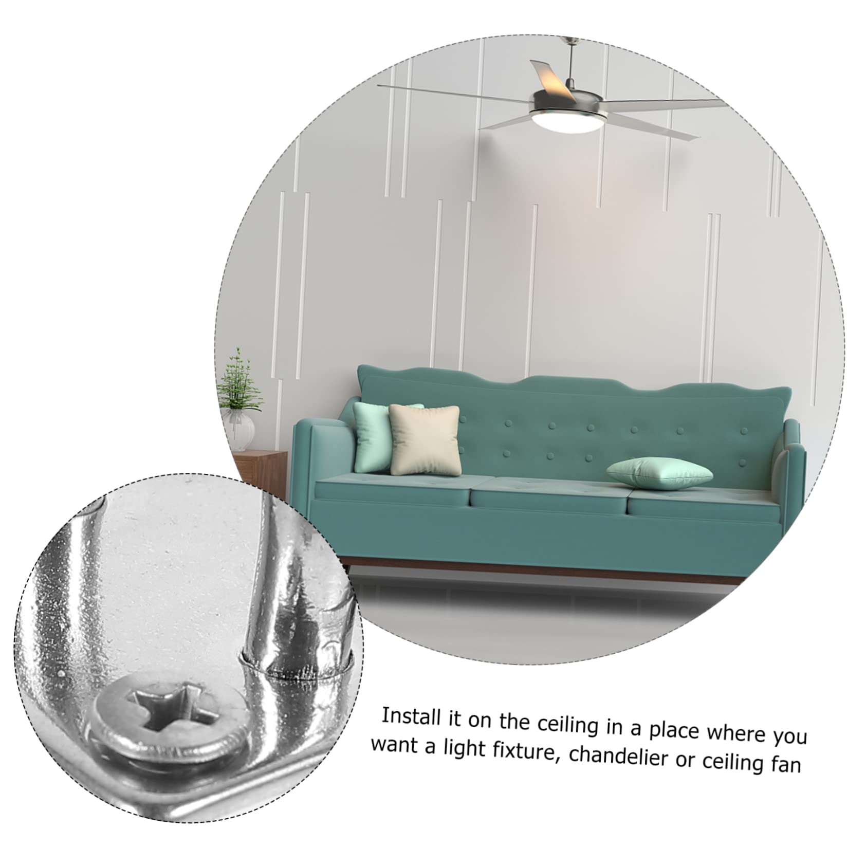 Alipis 3 Set Appendiabiti Da Soffitto Multiuso Dovere Sospeso Gancio A Soffitto Gancio Portaborse Gancio Per Lampadari Gancio Da Soffitto Multiuso Ganci Da Soffitto Affidabili 4 Pezzi*3