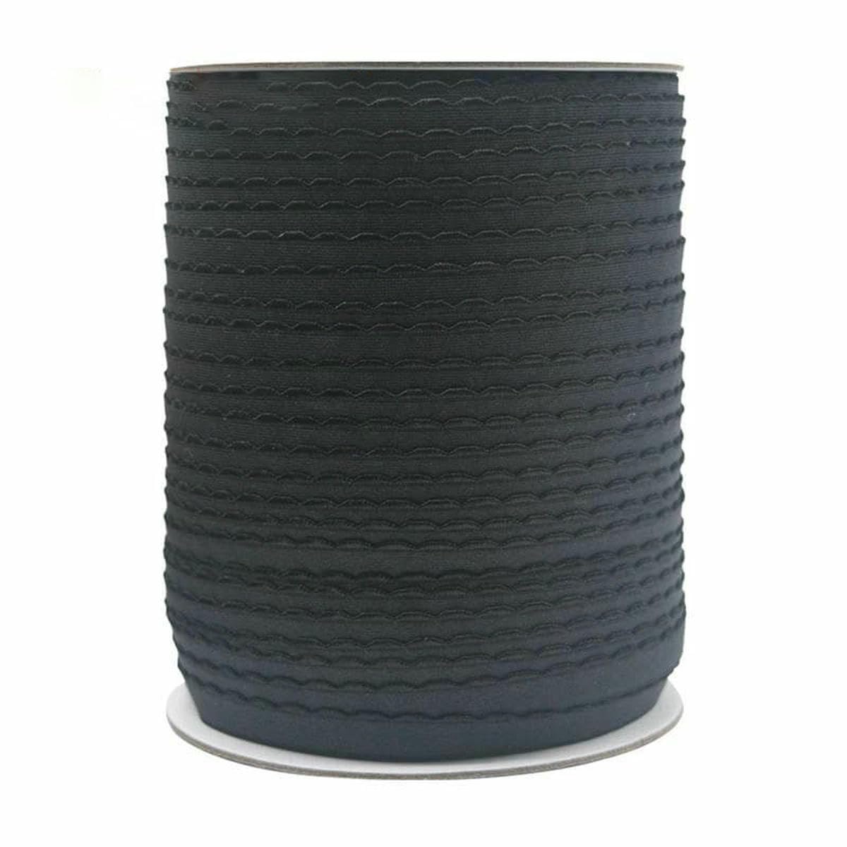 Banda elástica para tirantes de sujetador de 3/8, 1/2, 5/8, 10 mm, 13,0 mm y 15 mm, cinta de nailon para hombros, adorno para costura de lencería, rollo de 50 100 yardas, escarlata, 15 mm, 50 yardas