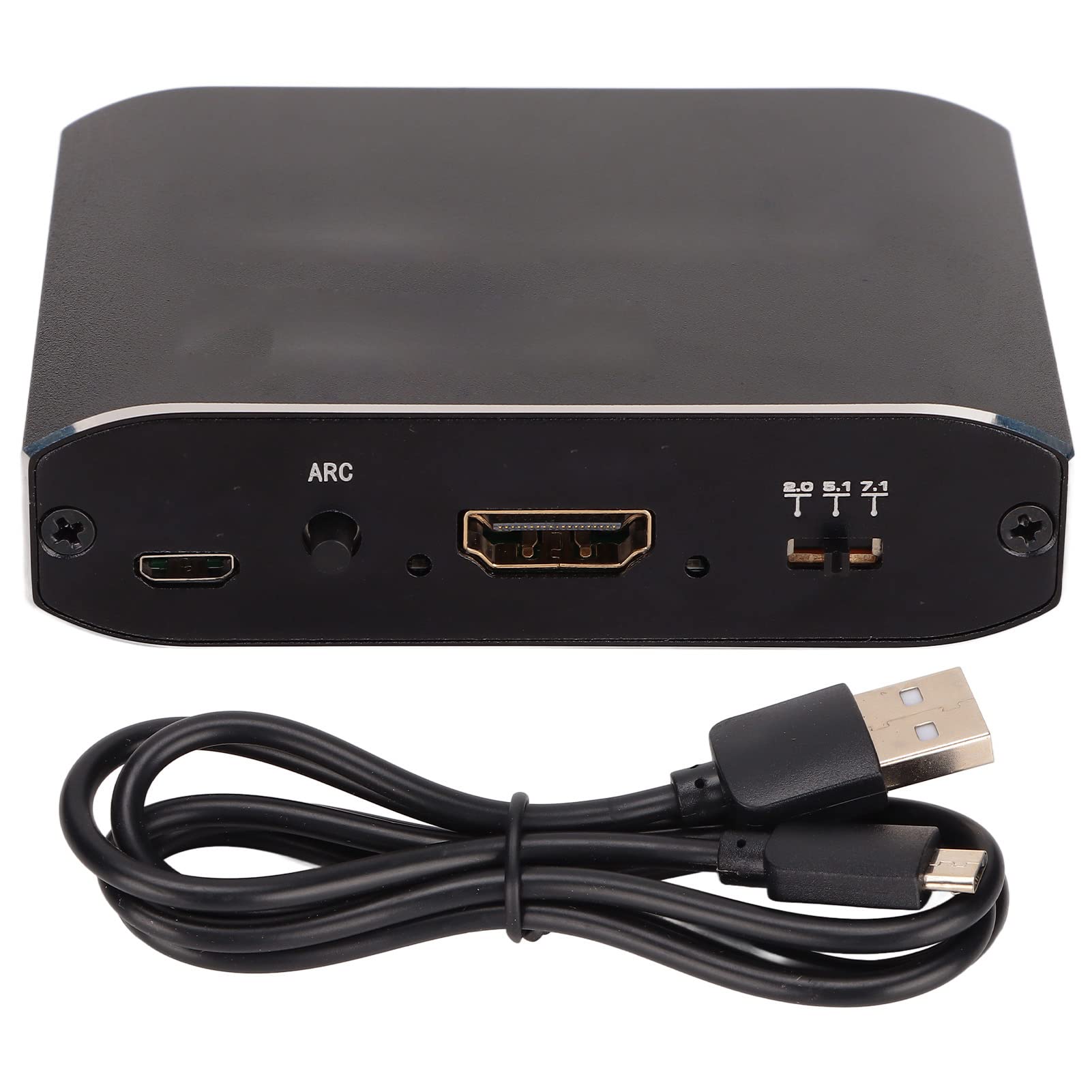 Rozdzielacz interfejsu multimedialnego HD Światłowód 7.1Ch, Spdif 3.5MM/0.1In, 4Kx2k 60Hz 2160P, Trzy tryby dźwięku Konwerter stereo Plug and Play