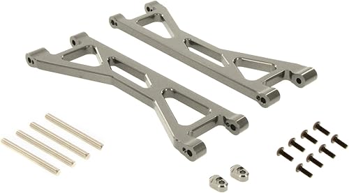 Brazo superior delantero y trasero de aleación  Reemplazo gris para X-Maxx Part 7729 por Atomik