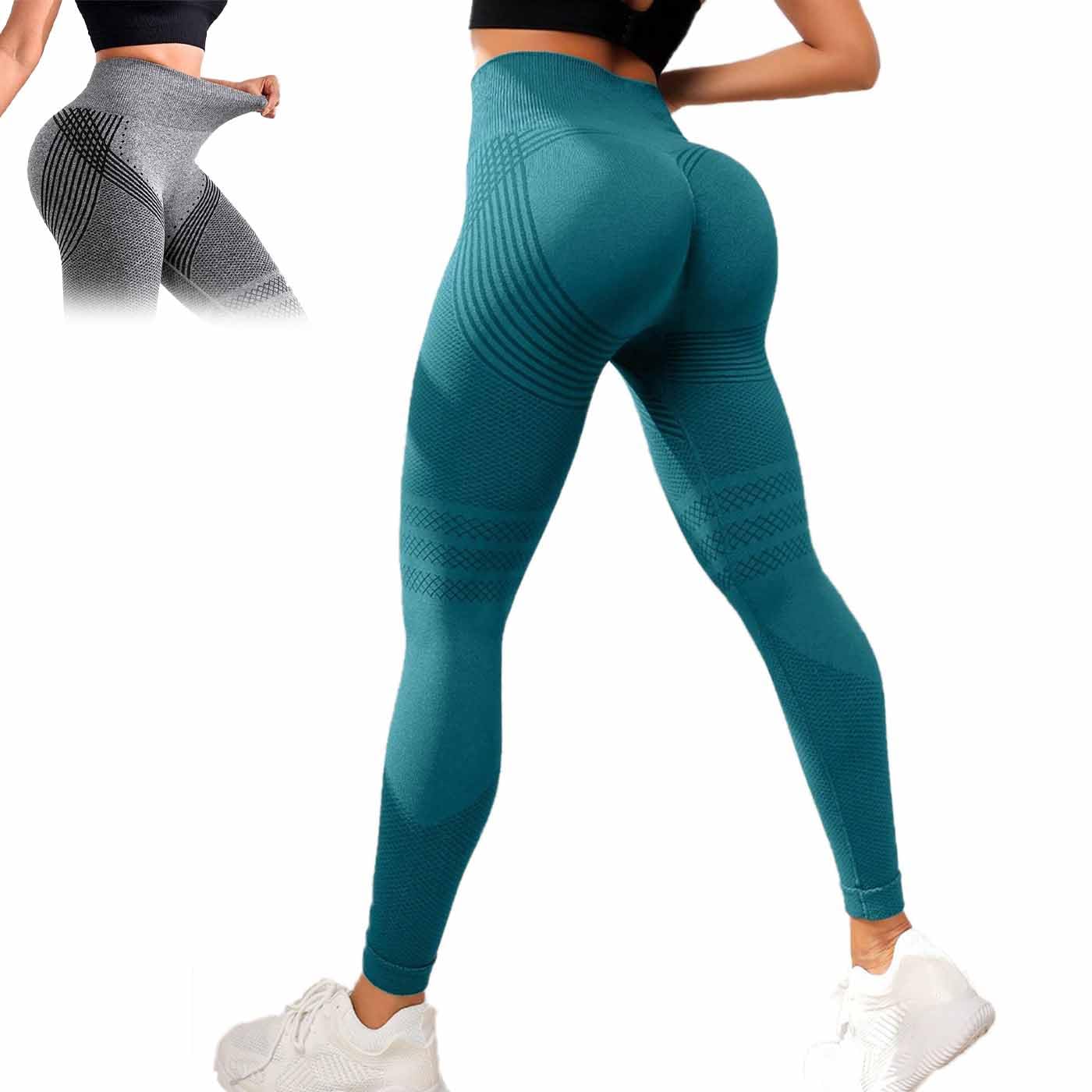 Leginsy Kompresyjne 3d Dla Kobiet,Sportowe Legginsy Anty-TłUszczowe Push-Up,Bezszwowe KryjąCe Spodnie Do Jogi,Sportowe Rajstopy Do ćWiczeń