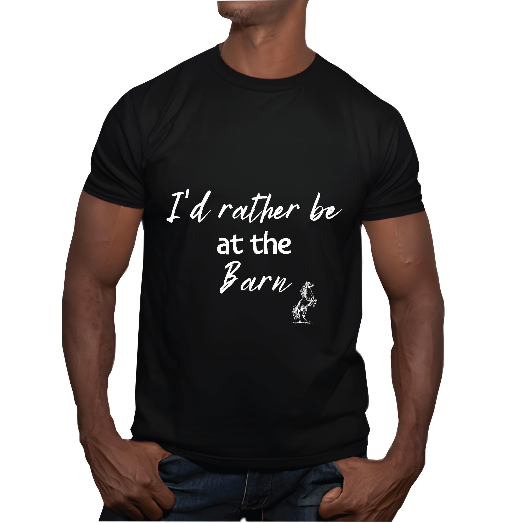 Women Farm Animal Lover Idea Funny Barm Tee Men Women Black Multicolor T shirt