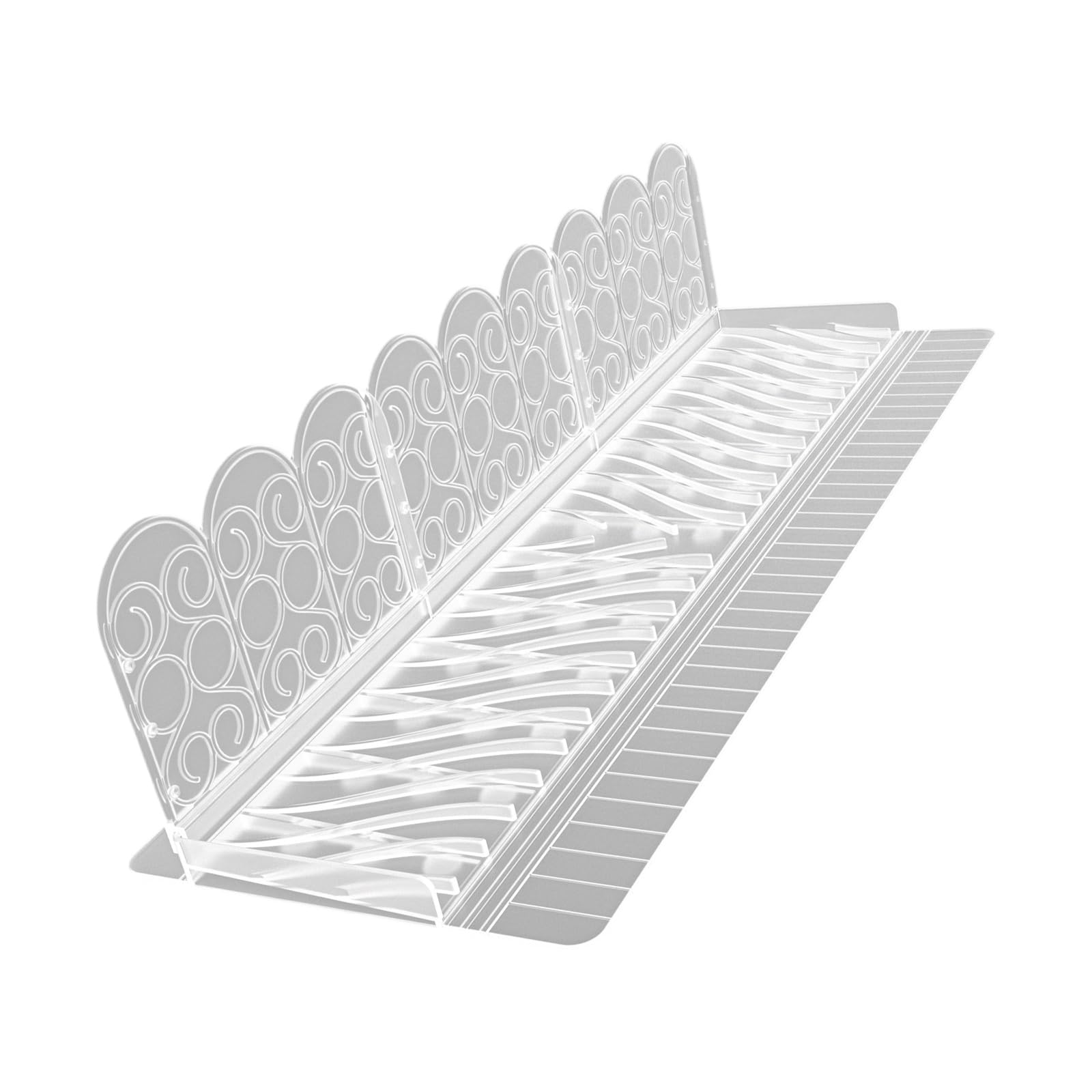 Xjdzineq Customizable Sink Edges Splashes Silicone Water Barrier with Suction Base Flexible Drainages Protector for Home Silicone Sink Edges Guard Modulars