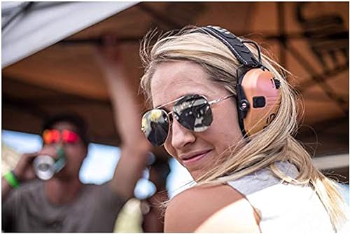 Miniatura 5 de Walker's Razor Slim Ultra Low Profile Compact Design Adjustable Range Shooting Hunting Hearing Protection Electronic Earmuffs Coral,Marrón