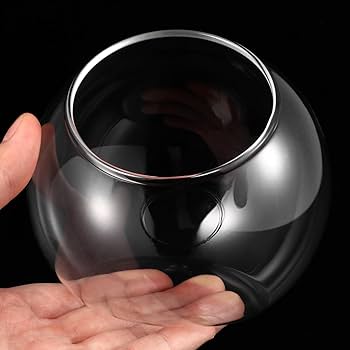 Amazon.co.jp: OUNONA 金魚鉢 テラリウム容器 ガラス 透明鉢 3個