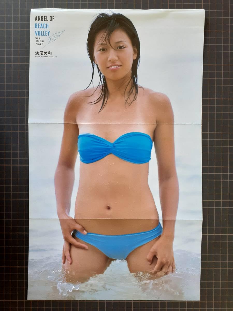 Amazon.co.jp: マニア切り抜き◎浅尾美和 両面ピンナップ+水着
