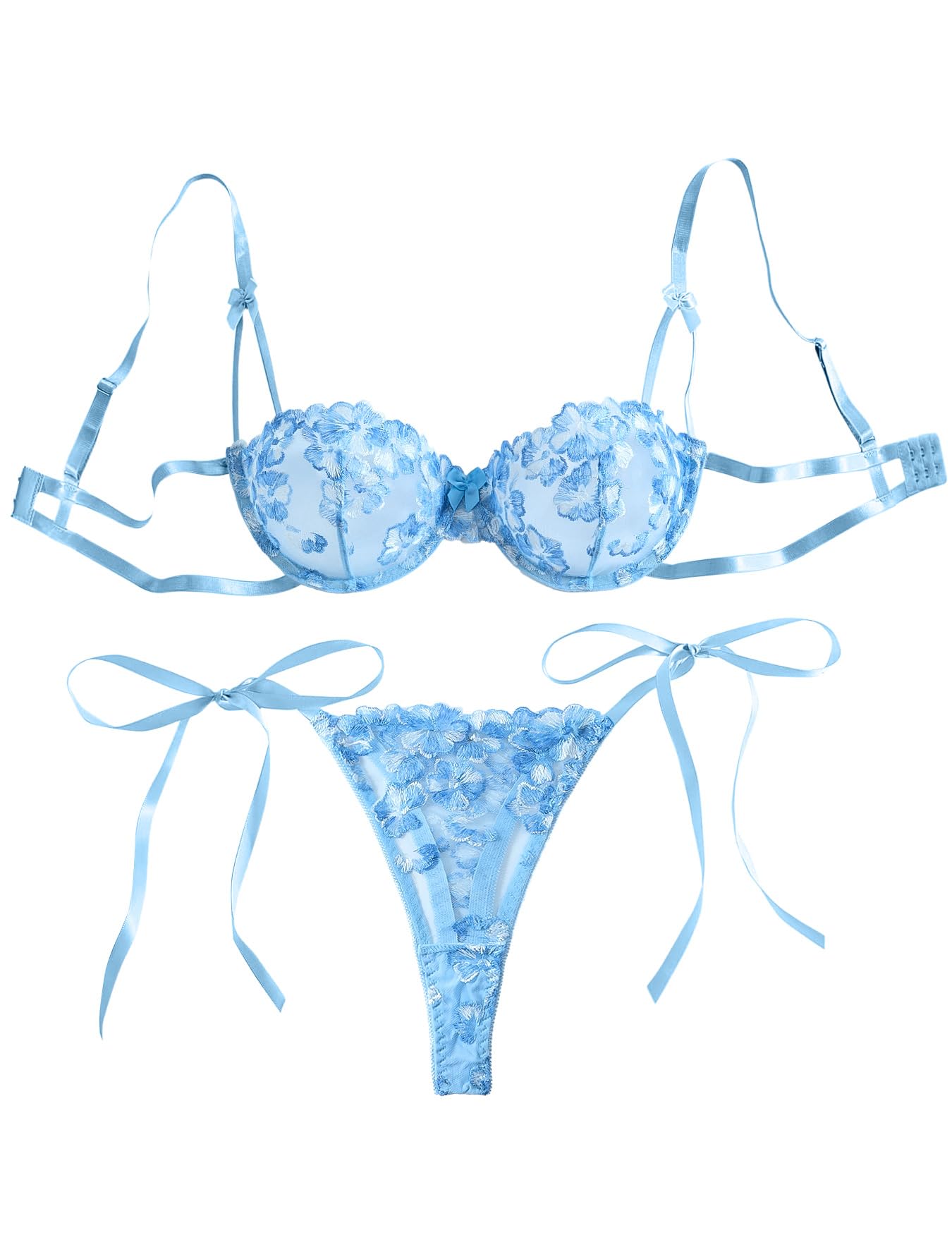 Lilosy Sexy Lingerie Set 2 Piece Women Bra and Panty