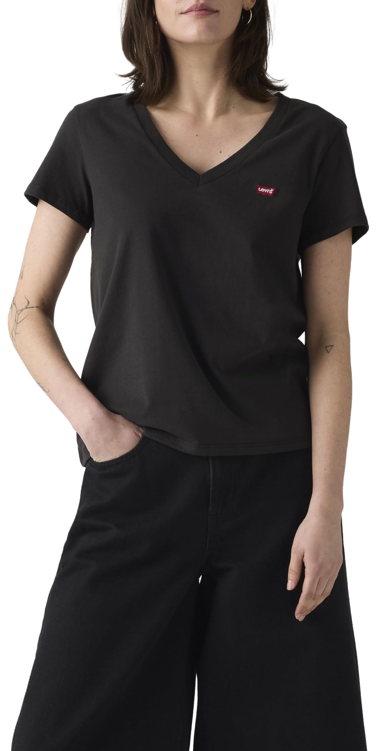 Levi'S 2pack Vneck Tees Camiseta Mujer (Pack de 2)