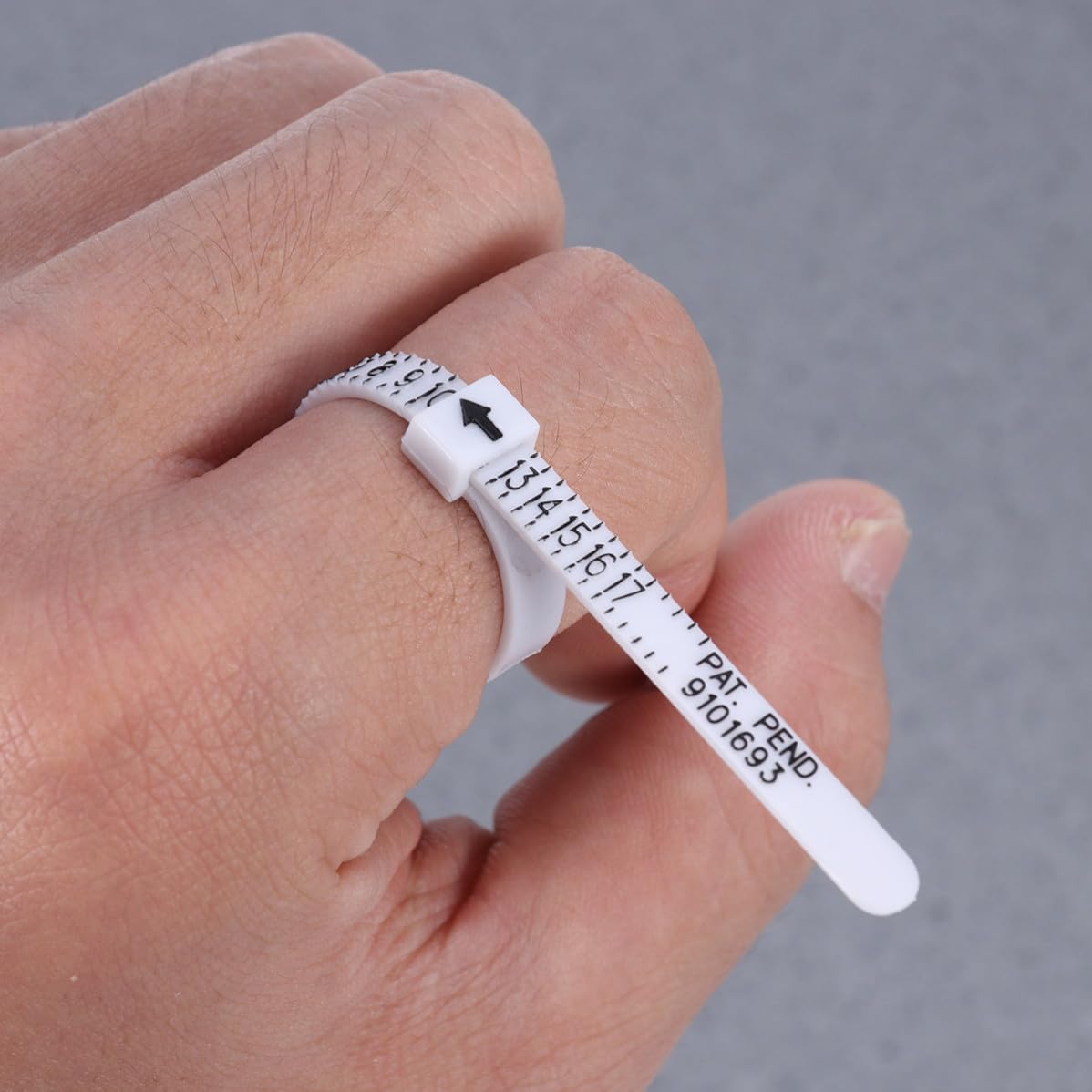Ring Gauge Sizer for Men Women, 1-17 USA Sizes Measuring Tool