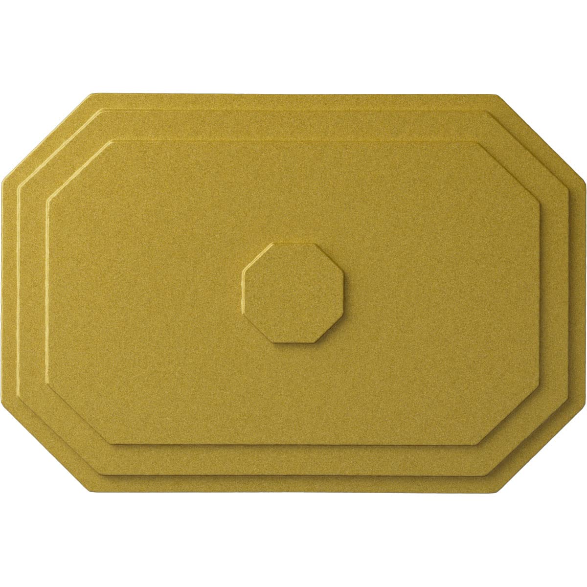 25 1/4"W x 17 1/4"H x 1 3/4"P Felix Ceiling Medallion, Hand-Painted Rich Gold