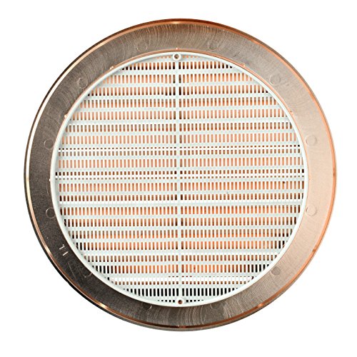 La Ventilazione T16RRAN Round Plastic Recessed Grille, Copper Effect, Diameter 190 mm, ø 190 mm - Image 3