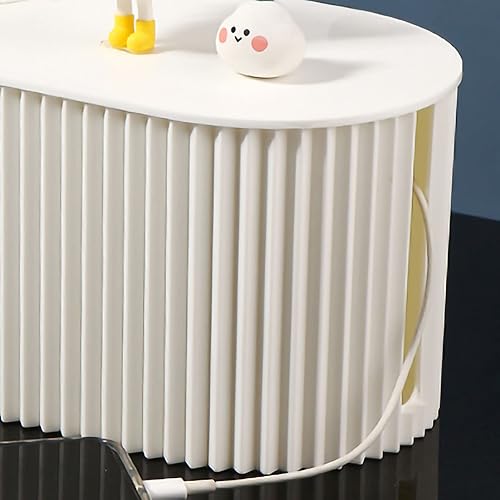 Miniatura 5 de Caja de organización de cables, organizador de cables, organizador de almacenamiento de cables, organizador de cables de alimentación, caja