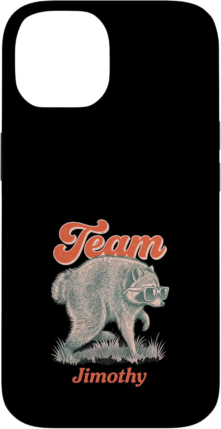 Jimothy Viral Raccoon Funny Trash Panda Team Jimothy Case for iPhone 17 Pro image 4