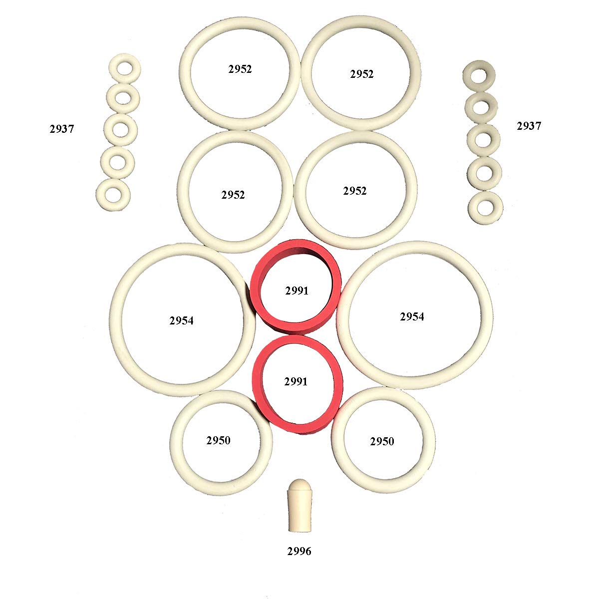 Game Room Guys 1977 Allied Leisure Roy Clark Super Picker White Ring Kit