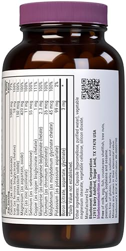 Miniatura 6 de BlueBonnet Multi Minerals Plus Boro Cápsulas Vegetarianas, 90 unidades (743715002104)