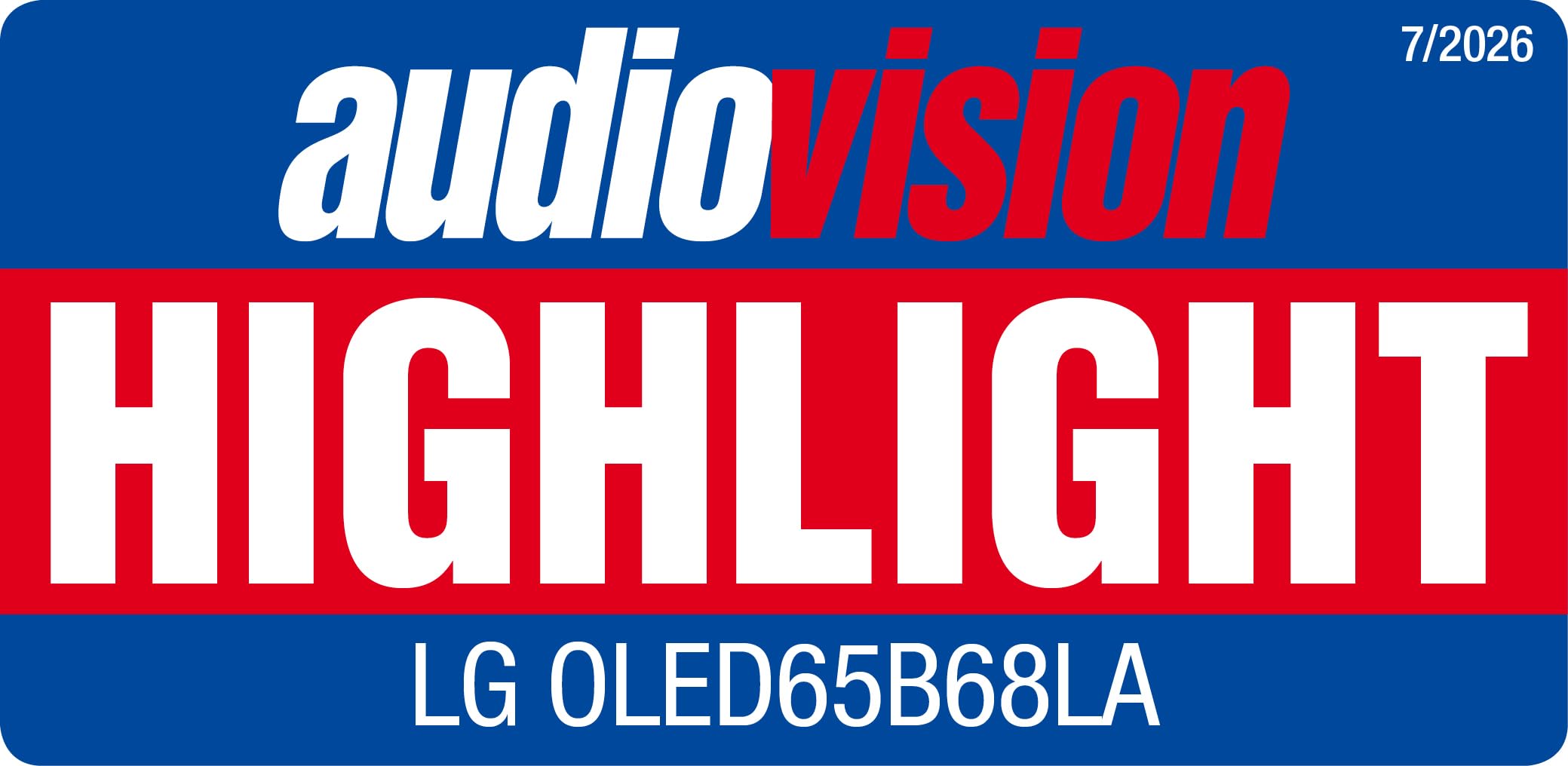 LG OLED65B68LA TV 65 Zoll (165 cm) 4K OLED AI TV (α8 Gen3 4K AI Prozessor, webOS 26, 120Hz (VRR bis zu 120Hz)) [Modelljahr 2026] [Energieklasse F]