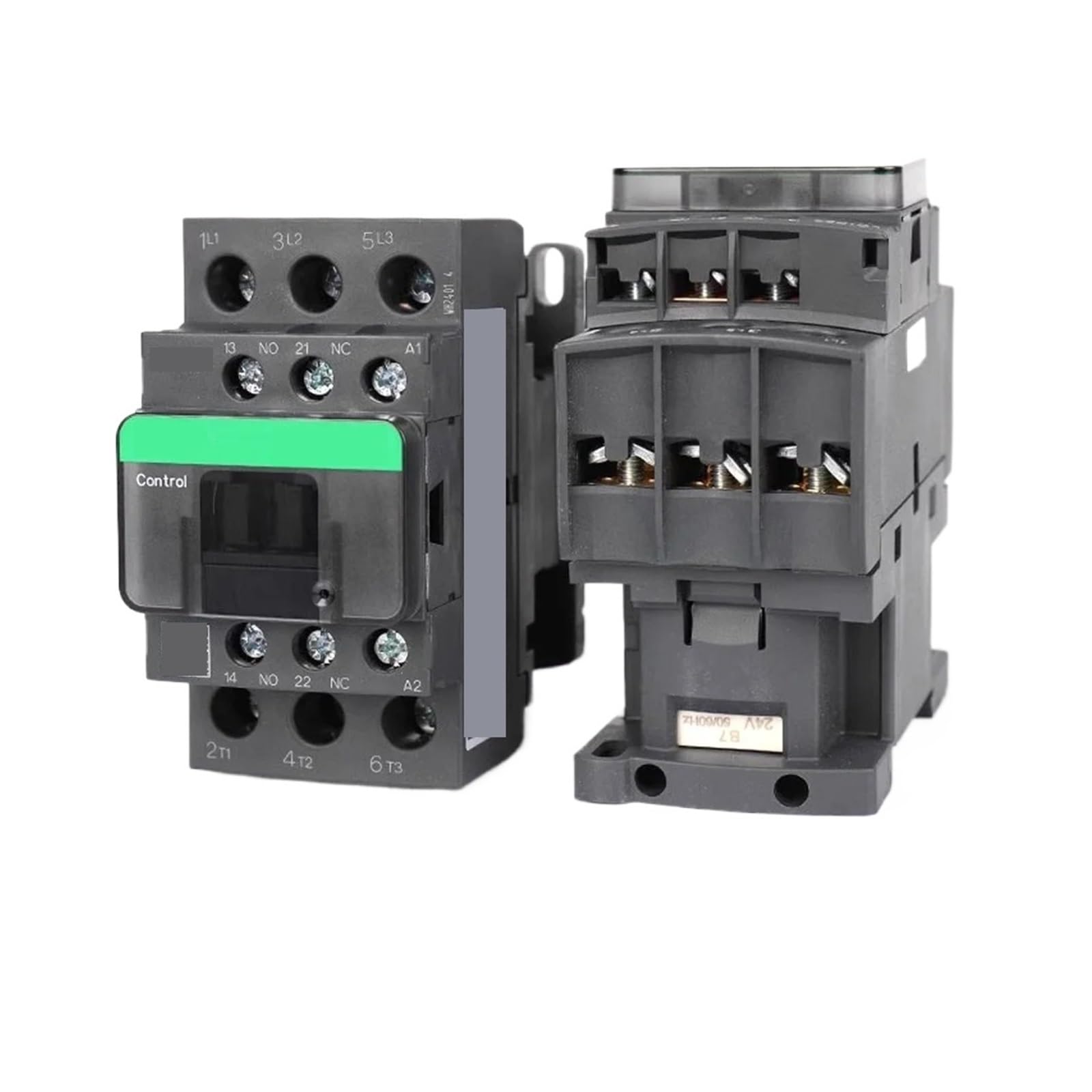 Contattore CA, compatibile con Schneider, | Bobina elettrica 110 V 220 V 380 V 36 V 24 V 25 A Dispositivo di contatto su guida Din Casa modulare(LC1D25Q7C AC380V)