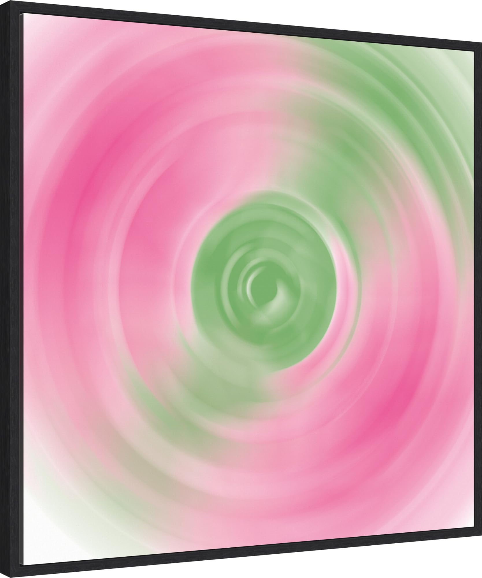 Amanti Art Framed Canvas Wall Art 30x30 Twirling Garden II by Wild Apple Portfolio, Framed Wall Art Canvas, Abstract Artwork, Modern Decor, Large Poster Painting for Living Room, Bedroom, Bathroom,