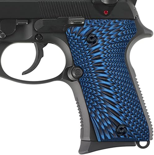 Guuun Empuñaduras G10 para Beretta 9296 Compacto, Textura Táctica Sunburst