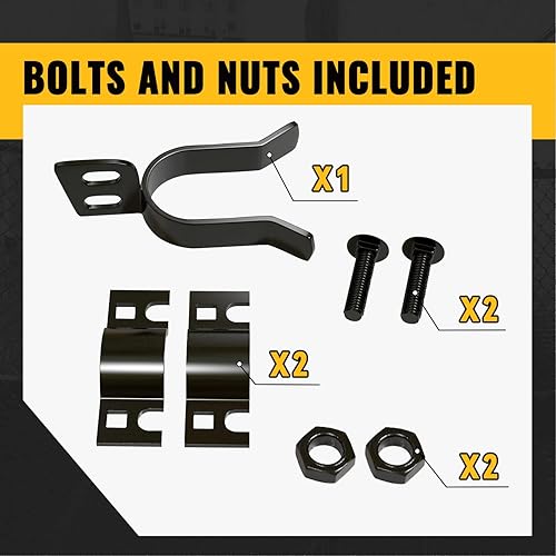 Miniatura 9 de VIVIDA Pestillo de puerta de enlace de cadena de 1-38 pulgadas x 2-38 pulgadas, pestillos de valla de horquilla de puerta negra para puertas con