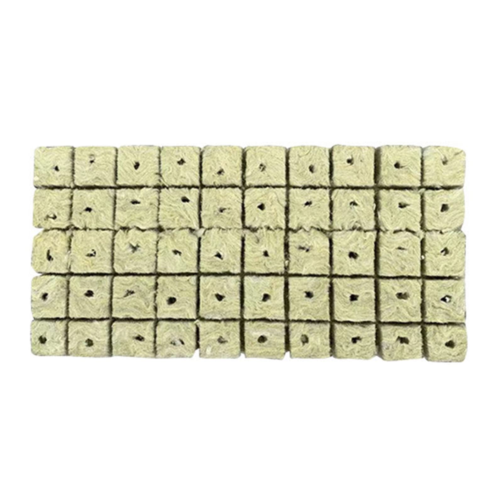 ZBIianxer Rock Wool Hydroponic Planting Blocks Growing Cubes Starter Set Cubes Hydroponics Propagation Grow Supplies Plugs for Hydroponics