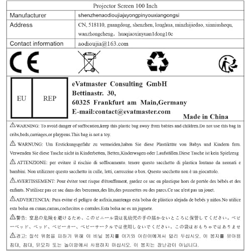 Pantalla proyección portátil 100 Pulgadas Pantalla de proyector con Soporte 16: 9 4K HD Pantalla de película al Aire Libre con Bolsa de Transporte Interiores Exteriores, Cine en casa, Plegable - imagen 10