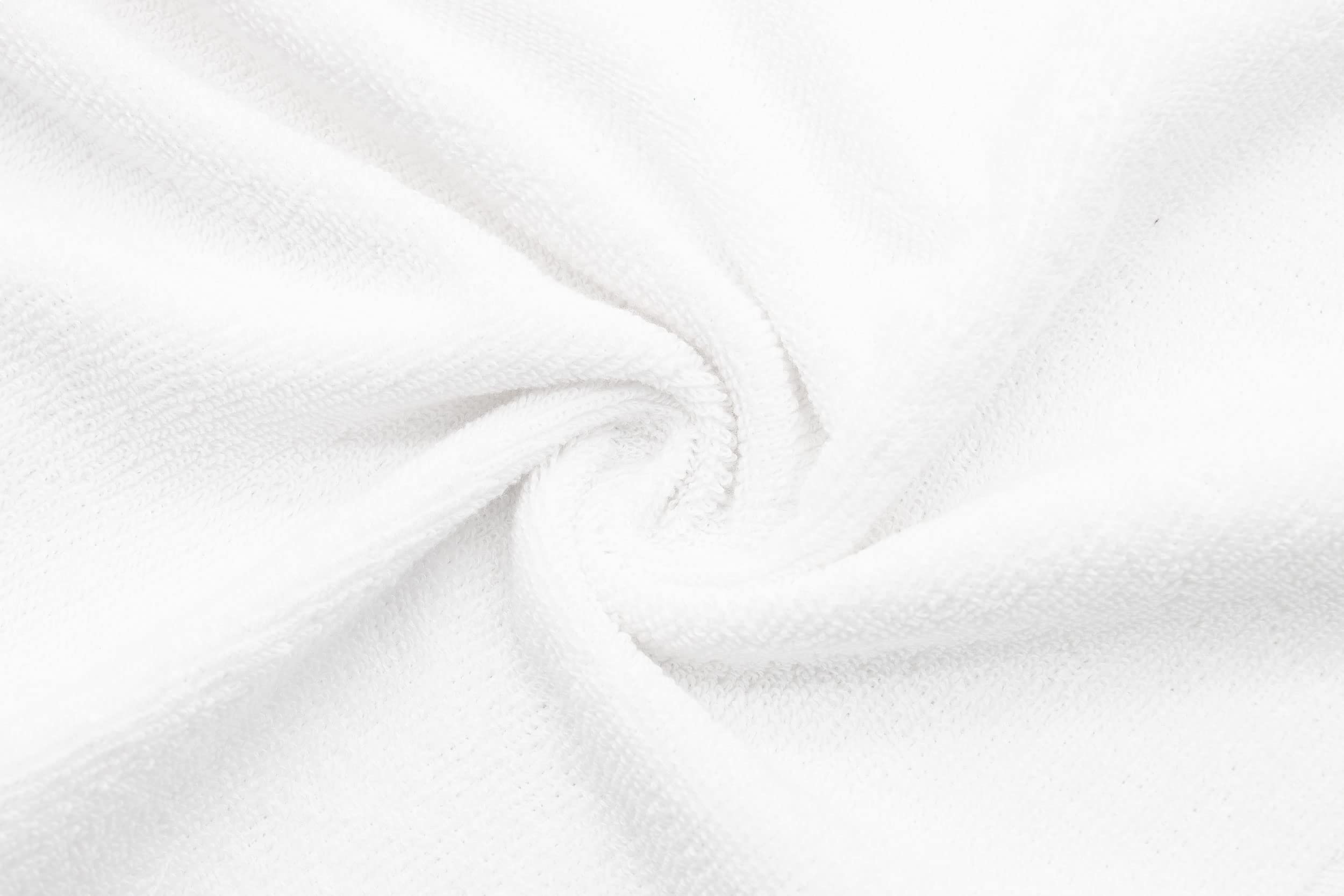 ZOLLNER Ręcznik Kąpielowy 5 Sztuk 70x140 cm Białe 100% Bawełna 420g/m2
