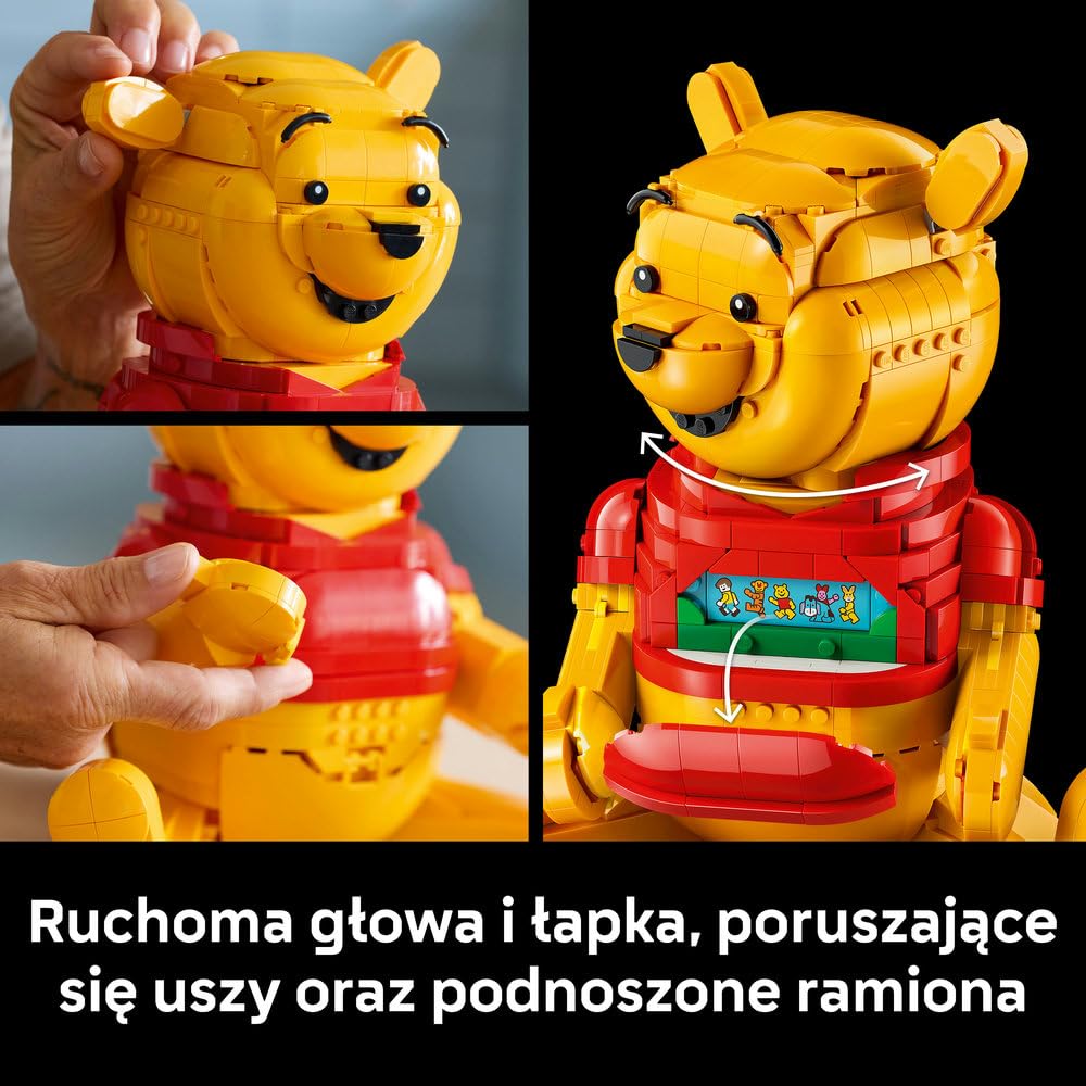 LEGO Disney Kubuś Puchatek 43300 | Model Kubusia Puchatka, zestaw dla dorosłych, prezent dla fana Disneya, 1399 elementów