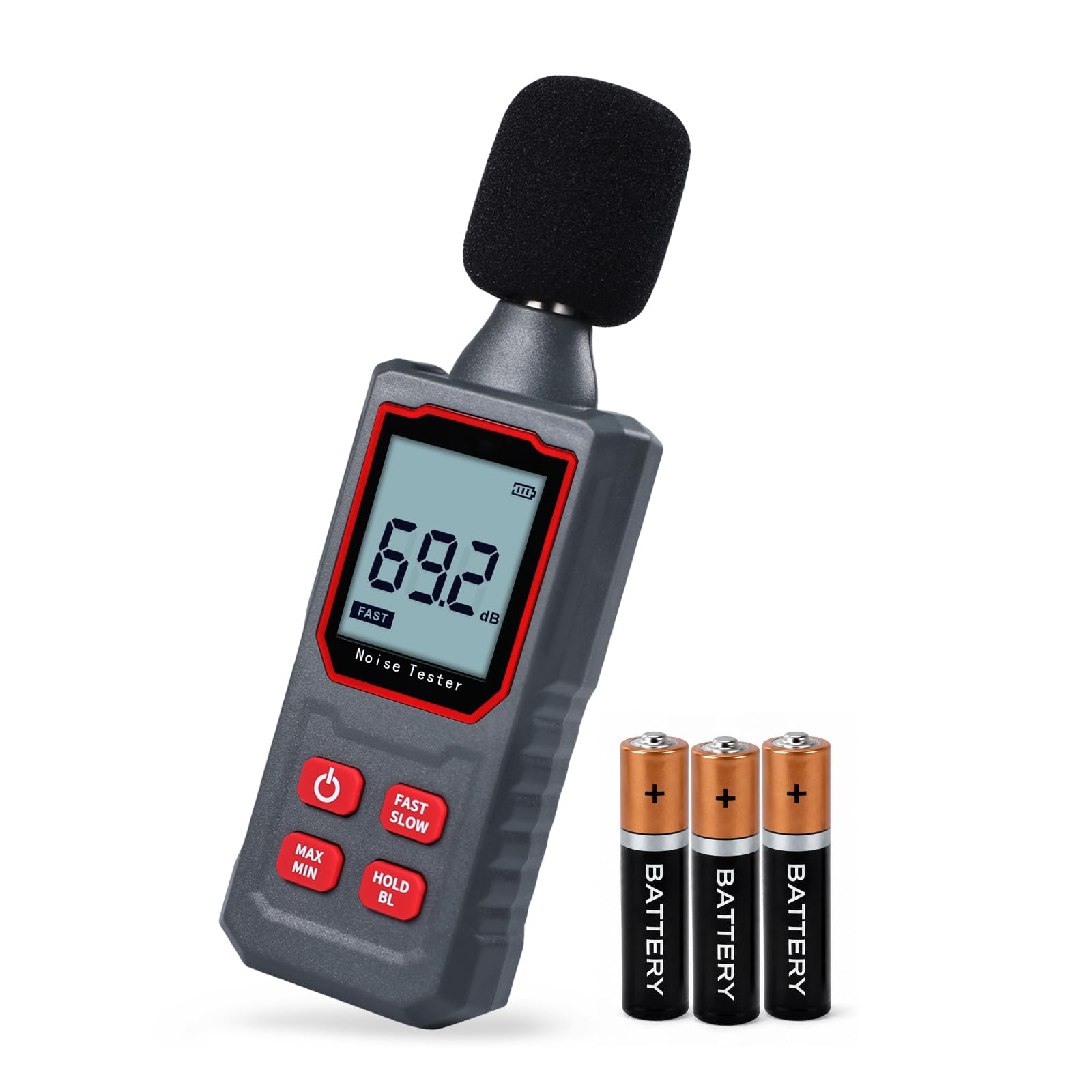 Decibel Meter Digital Sound Level Meter 30-130 dB Noise Decibel Reader, Portable SPL Meter Sound Level Reader, High Accuracy Noise Tester with Microphone Sensor LCD Backlight Fast/Slow Mode-picture-22
