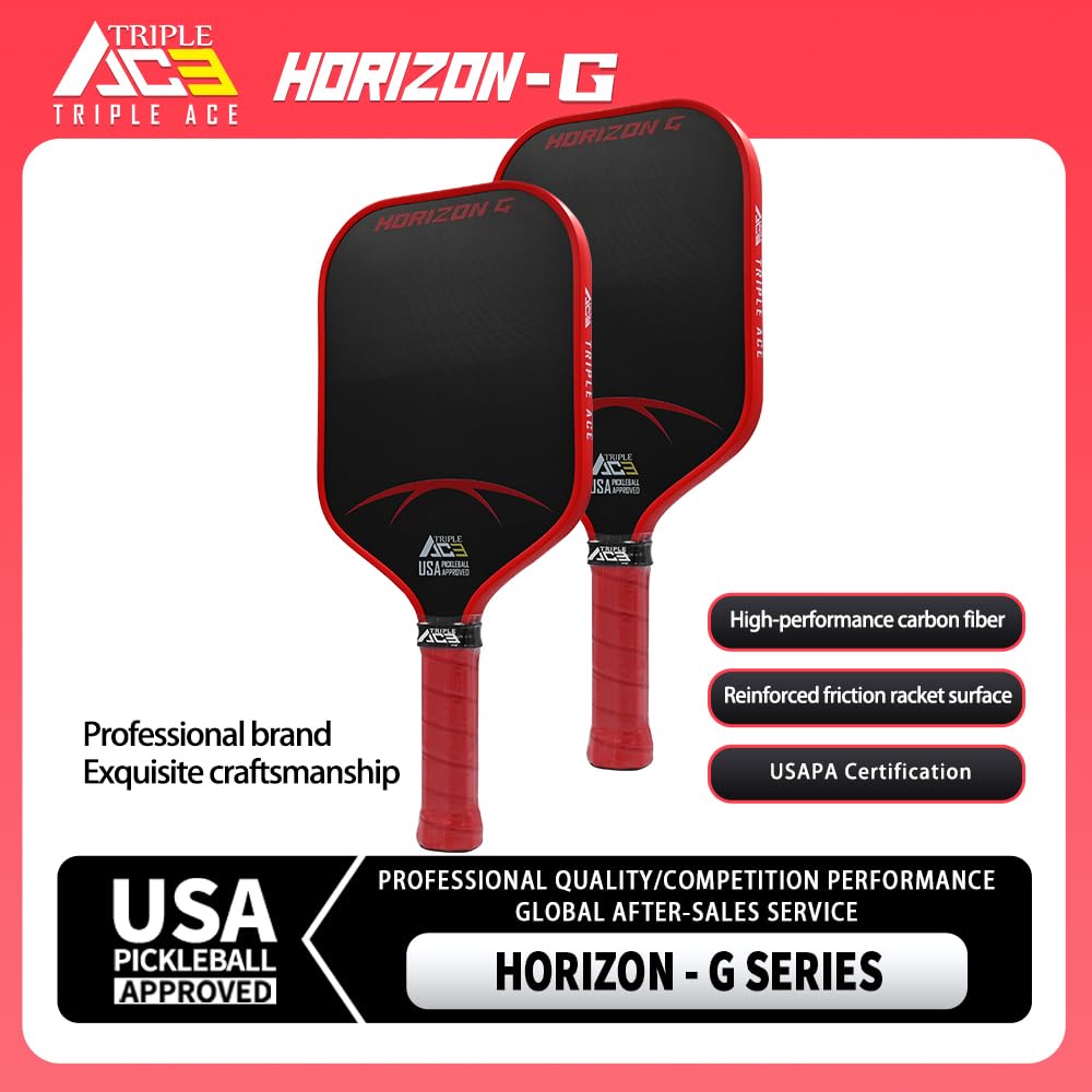 Amazon | Triple Ace ピックルボールパドル T-700 炭素繊維 高強度