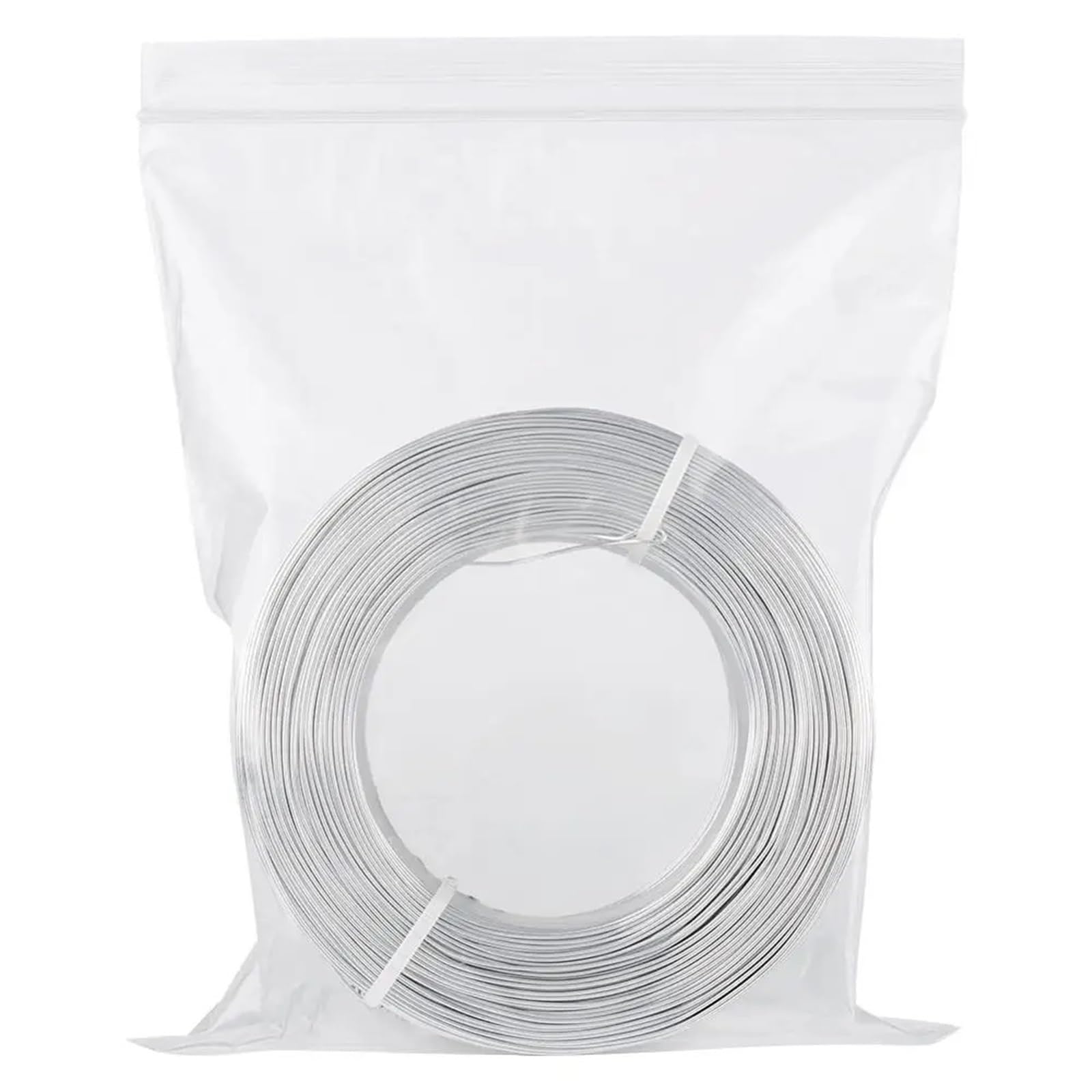 AHUFGN ASluminium Draad 500g 0.6/1.2/1.5/2.0/3.0mm Aluminium Draad DIY Sieraden Component Accessoires Vinden Maken Kettingen Armbanden Ambachtelijke Benodigdheden (Zilveren Kleur, 1.5mm 100m