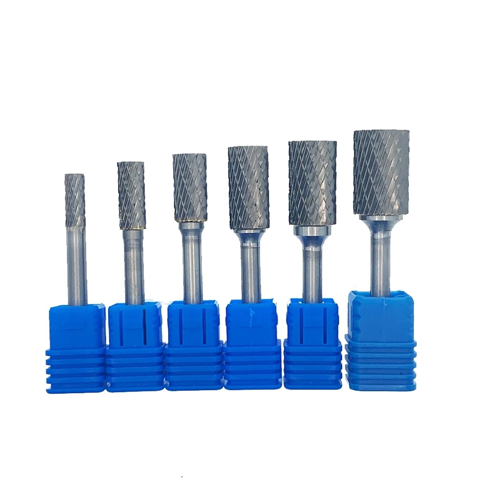 Głowica typu AX 6 mm z węglika wolframu, obrotowy pilnik, frezowanie, rzeźba, punkt bitowy, szlifierka matrycowa, narzędzia ścierne do metalu (6 szt. (AX06-16))