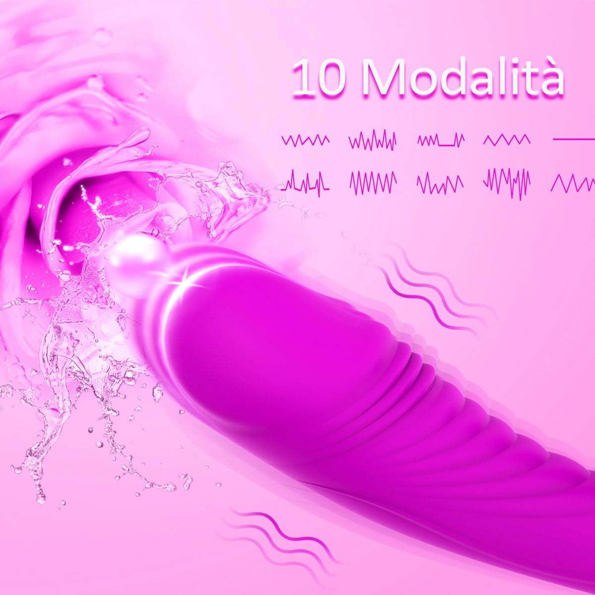 Vibratoreper Donna Professionale Clotoride Wireless Sexytoysys Coppia Dildo Vibratoriper Donne Realistico Vibratori Clitoride Vibratore Uomo Ovetto Vibrante con Telecomando Sex Toys 10 Modalità, W16