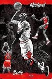 BUY ART FOR LESS Officially Licensed Michael Jordan Sketch 23 x 34 Inch Art Poster - Decorative Print - Poster Paper - Ready to Frame