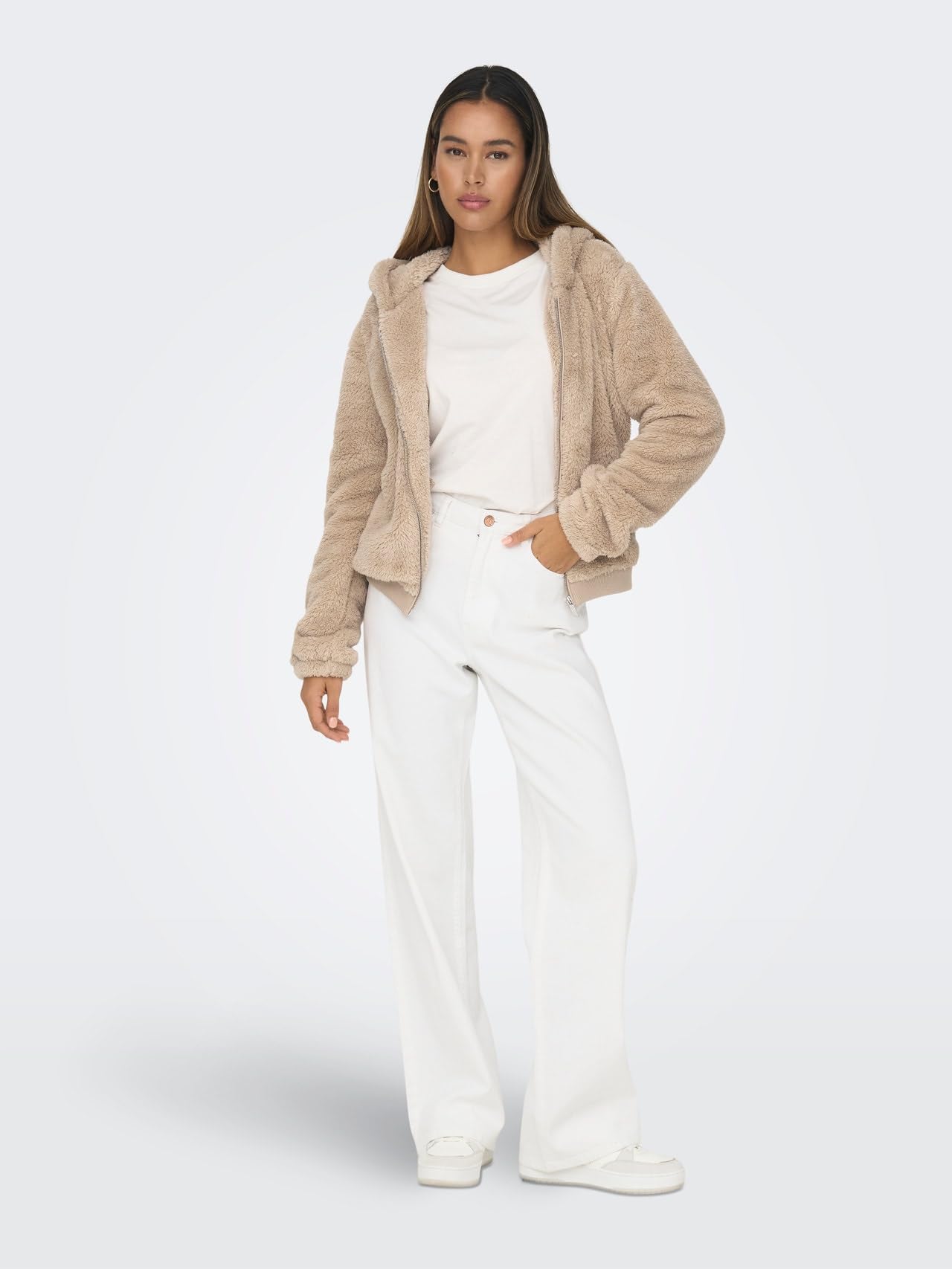 ONLY Manteau en Peluche ONLNEWANNA Manteau en Peluche