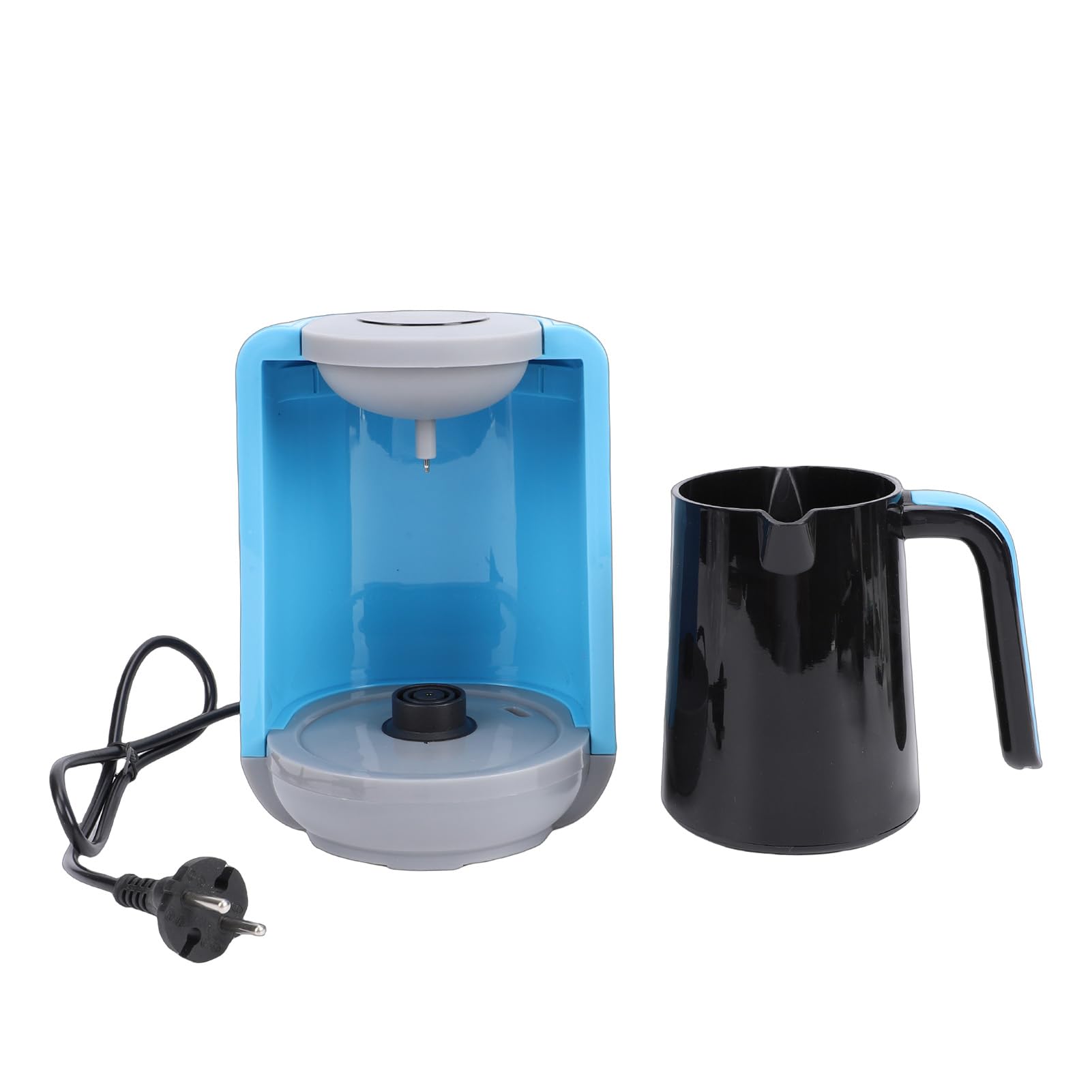 Macchina per caffè Turco da 400 W, Rapidamente un caffè Saporito in 5 Minuti, Macchina per Automatica, per il tè con Tazza, Uso Multifunzionale per Viaggi in (Blu)